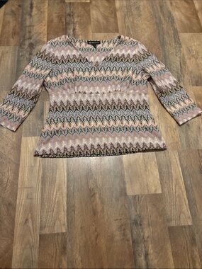 Y2K I.N.C. Pink Patterned Knit Top
